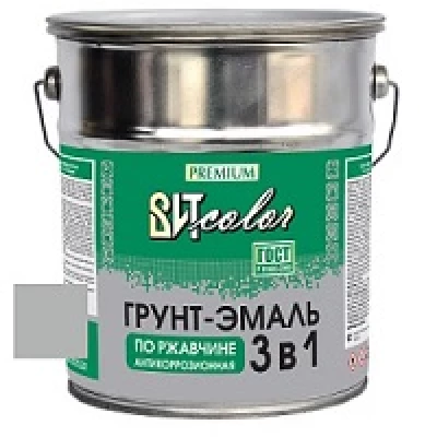 ВИТ Грунт-эмаль по ржавчине 3 в 1 серая color 5кг(3)