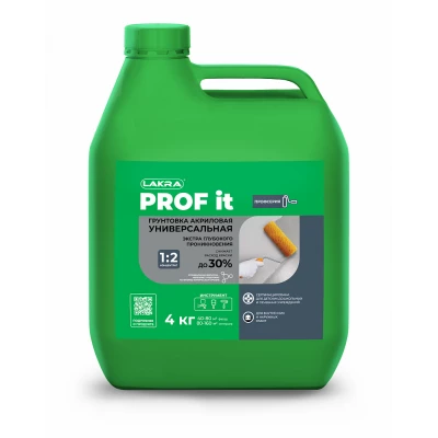 Грунт акриловый универсальный Лакра PROF IT 4кг Л-С(4)
