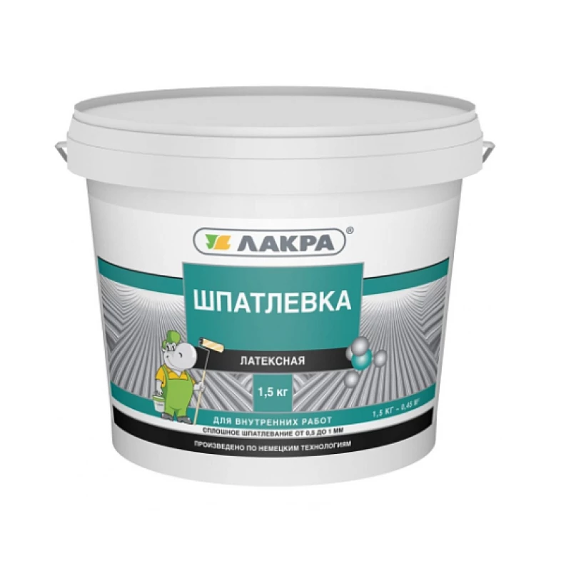 Шпатлевка латексная д/внутренних работ 1,5кг Л-С