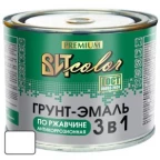 ВИТ Грунт-эмаль по ржавчине 3 в 1 белая ВИТ color  0,4 кг.