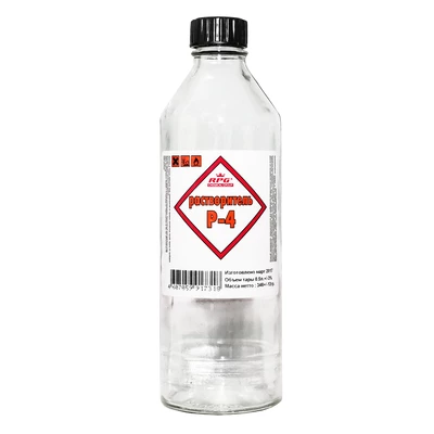 Растворитель Р-4, ПЭТ 0,5 л.(25шт)