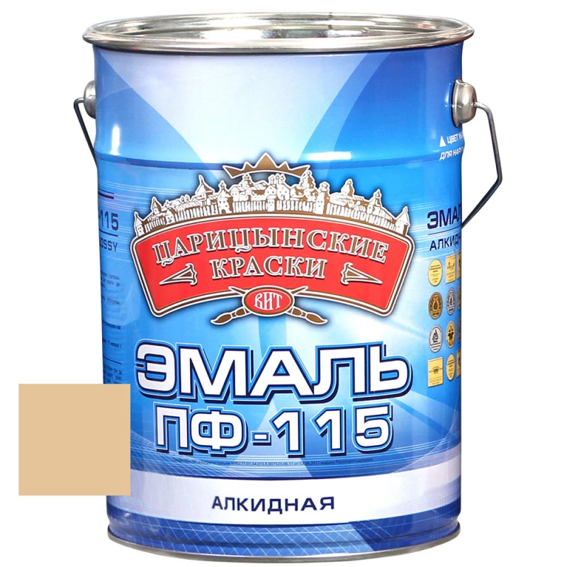 ВИТ Эмаль бежевая ПФ 115   5 кг.(3)