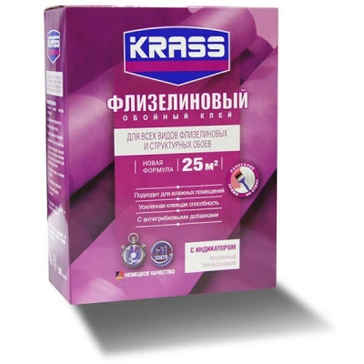 Клей KRASS флизелиновый д/обоев 200г(12)