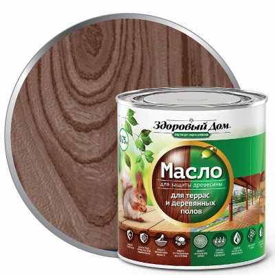 Масло д/террас и дерев.полов Здоровый Дом палисандр 0,75л Л-С(6)
