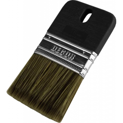 990-075 Кисть DECOR 75 мм, темный ворс, для декоративных работ (60шт/300уп)