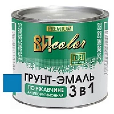 ВИТ Грунт-эмаль по ржавчине 3 в 1 светло-голубая color 1,8кг(6)