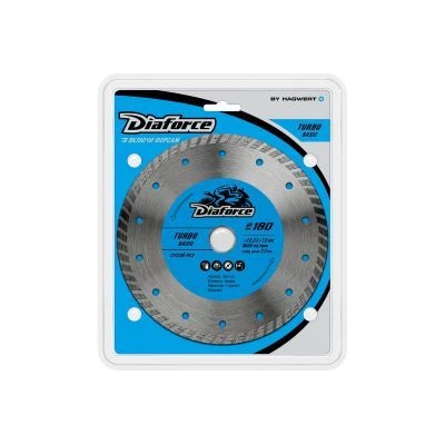 511230 Диск алмазный DIAFORCE TURBO BASIC 230х22,23х7,5x2,4 мм сухой рез