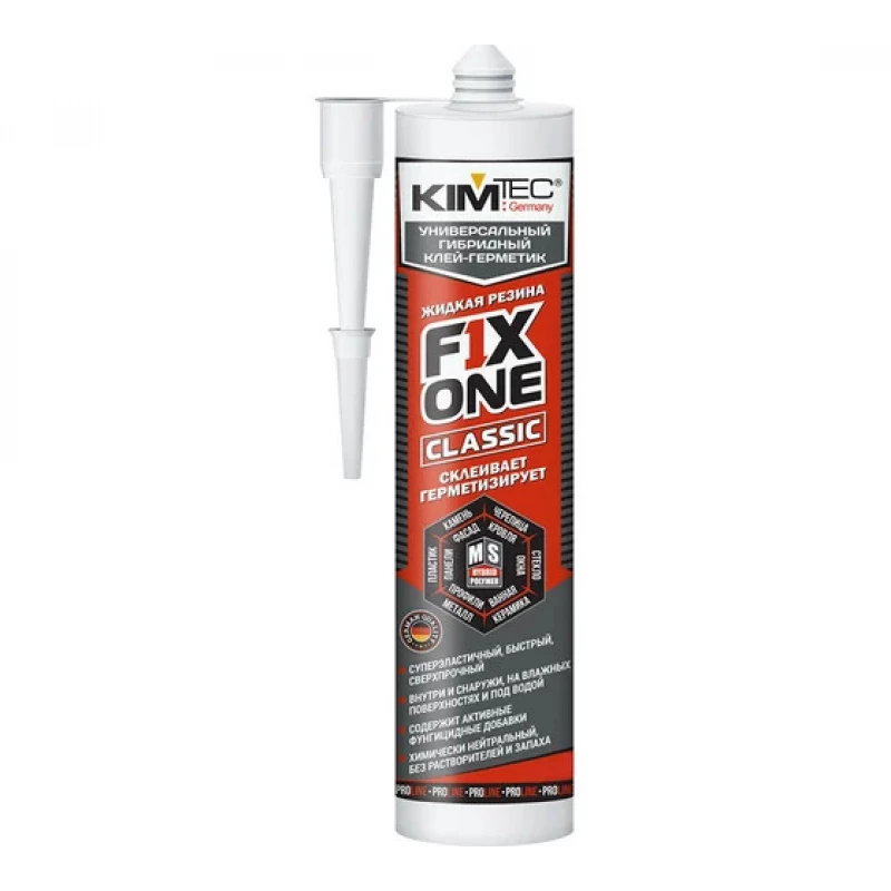 MS клей-герметик "KIM TEC" FIX ONE черный 290 мл (12)