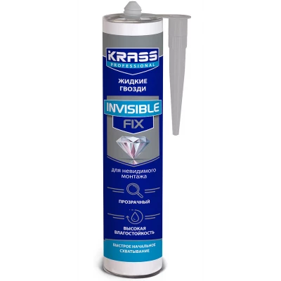 Клей KRASS ЖГ InvisibleFix д/невидимого монтажа 300мл(12) ЛС