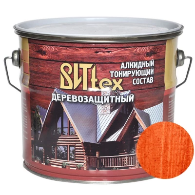ВИТ Деревозащитный состав ВИТЭКС красное дерево 7кг