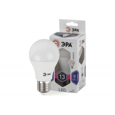 Лампа светодиод ЭРА LED smd A60-13W-860-E27