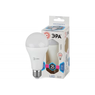 Лампа светодиод ЭРА LED smd A65-25w-840-E27(диод,груша,25Вт,нейтр,E27)