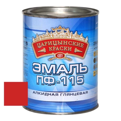 ВИТ Эмаль красная ПФ 115  0,8 кг.(14)