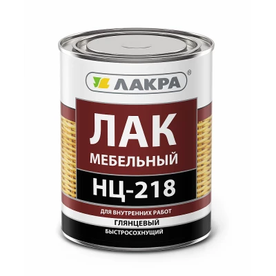 Лак НЦ-218 "Лакра" 0,7кг (мебель. глянец.) (14)