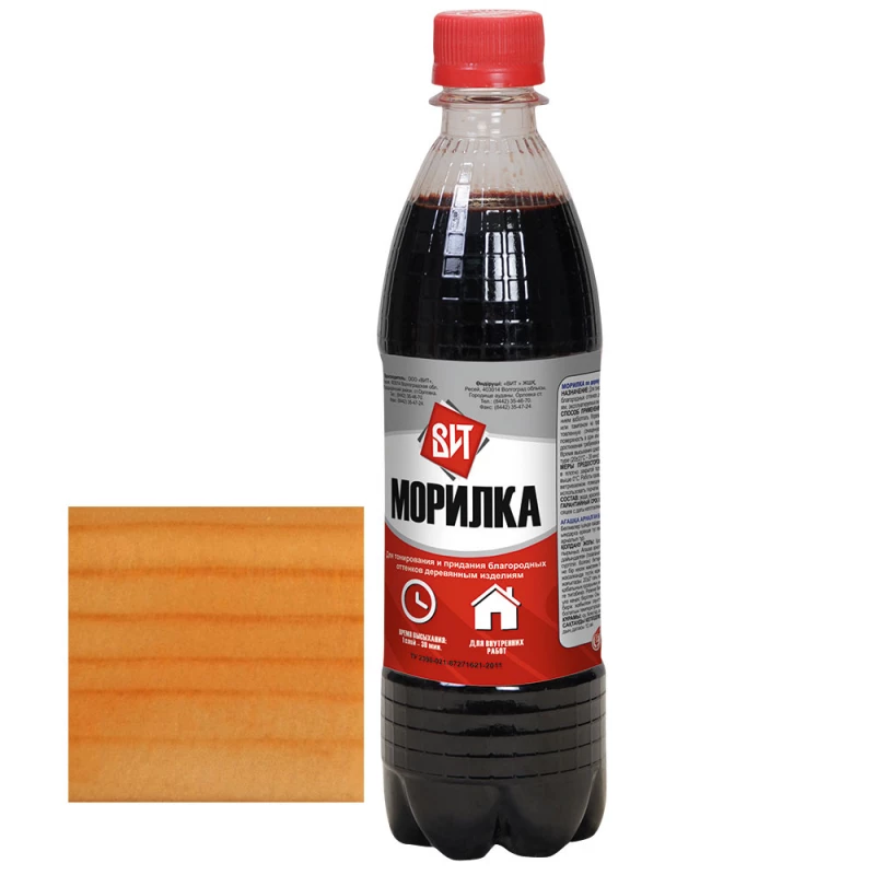 ВИТ Морилка лиственница 0,5 л  (ПЭТ)(20)