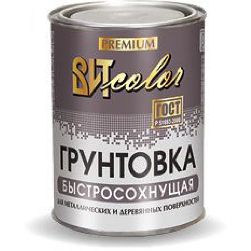 ВИТ Грунтовка серая быстросохнущая color 0,8 кг(14)