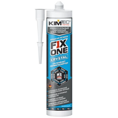 MS клей-герметик "KIM TEC" FIX ONE прозрачный 290 мл (12)