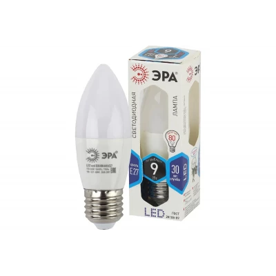 Лампа светодиод ЭРА LED smd B35-9w-840-E27