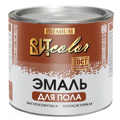 ВИТ Эмаль д/пола красно-кор. быстросохнущ  2,7 кг.(6)