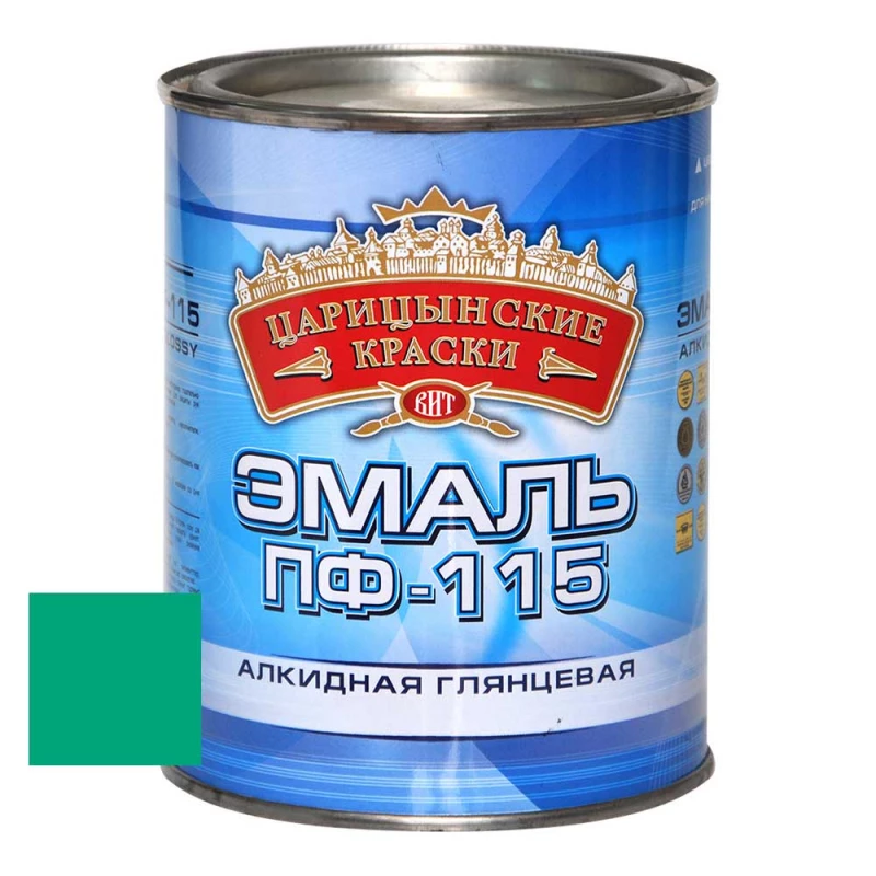 ВИТ Эмаль бирюзовая ПФ 115   0,8 кг.(14)