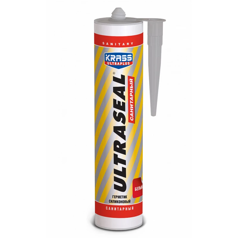 Герметик силикон KRASS Ultraseal санитар Белый 260(12)