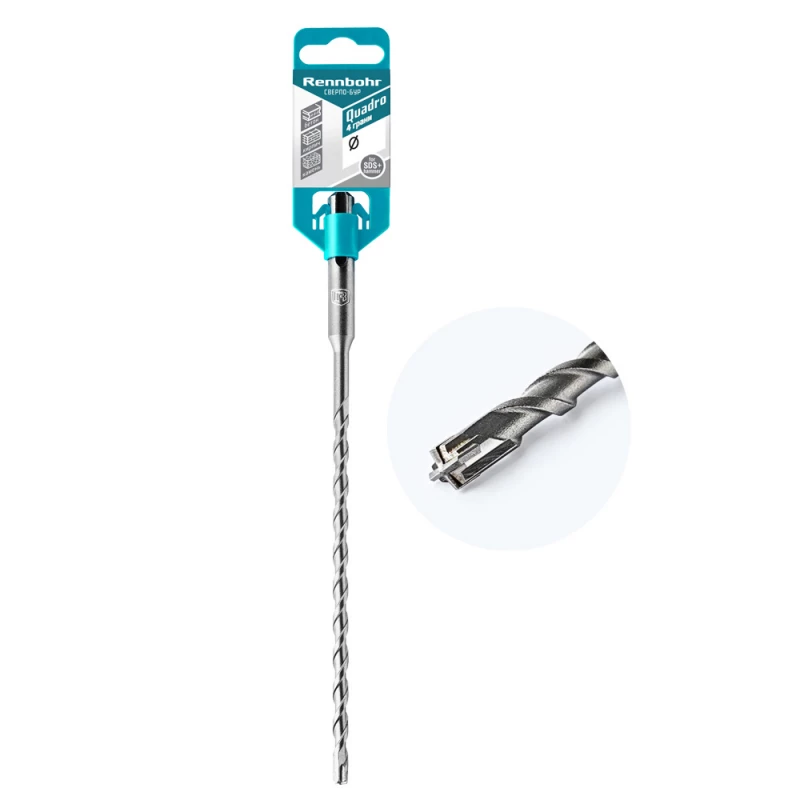 511260 Бур SDS+Rennbohr Quadro 4 грани 12х600   511260