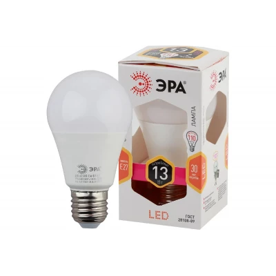 Лампа светодиод ЭРА LED smd A60-13W-827-E27
