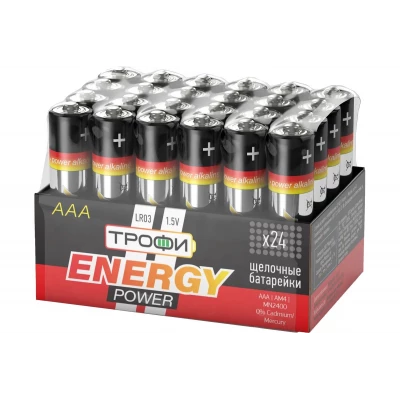 Батарейки Трофи LR03-24 bulk ENERGY POWER Alkaline (24/1080/32400) (мизинец)