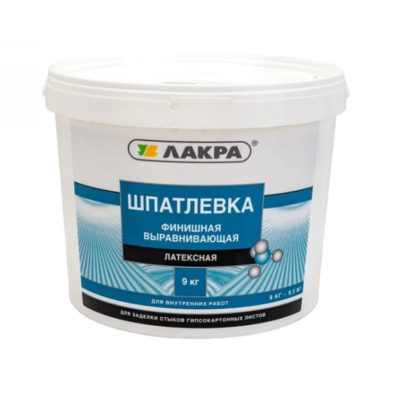 Шпатлевка латексная финиш выравнив д/гипсок 9кгЛ-С