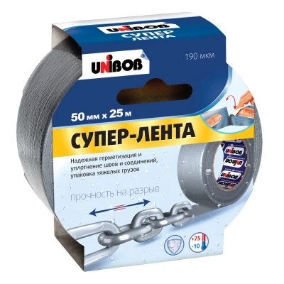 44265СП Клейкая лента армированная "СУПЕР"  50*25 UNIBOB(36)