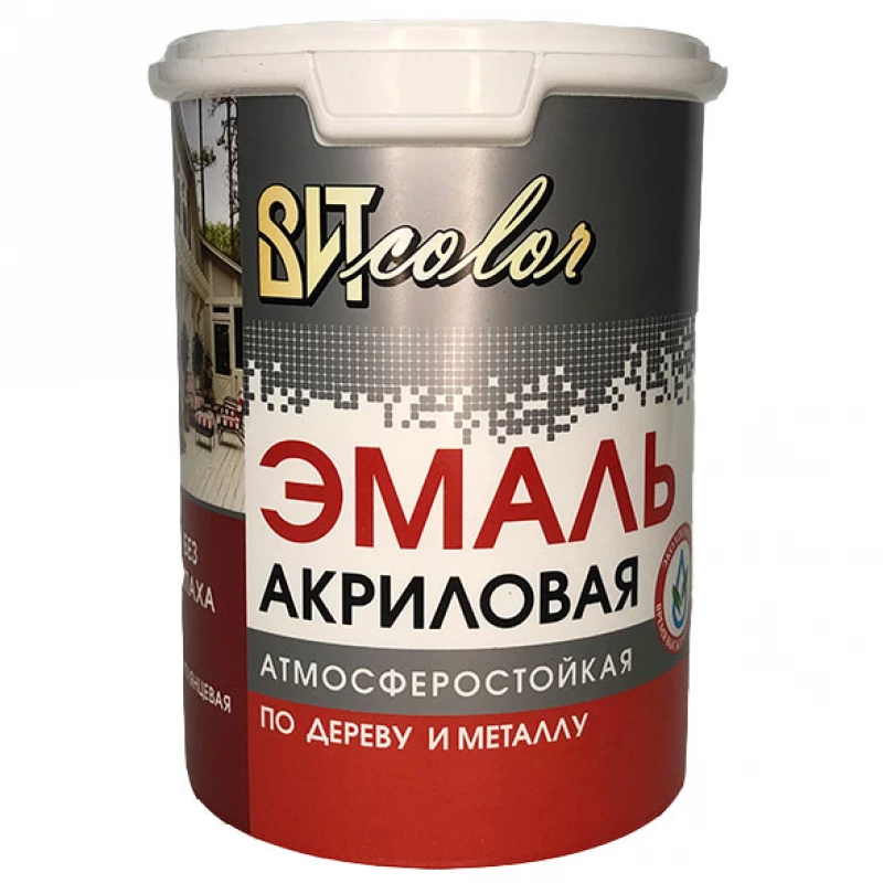 ВИТ Эмаль акриловая полуглянц. универ. голубая 1 кг,  RAL 5012