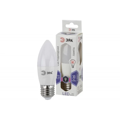 Лампа светодиод ЭРА LED smd B35-9w-860-E27