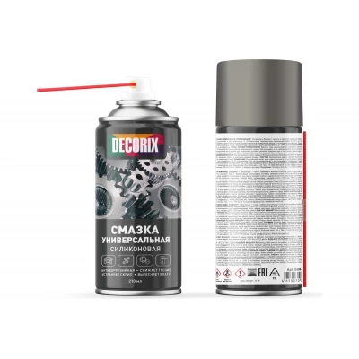0404-02 Универсал силиконовая смазка DECORIX 210мл
