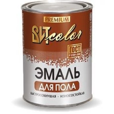 ВИТ Эмаль д/пола красно-кор. быстросохнущ  0,8 кг.(14)