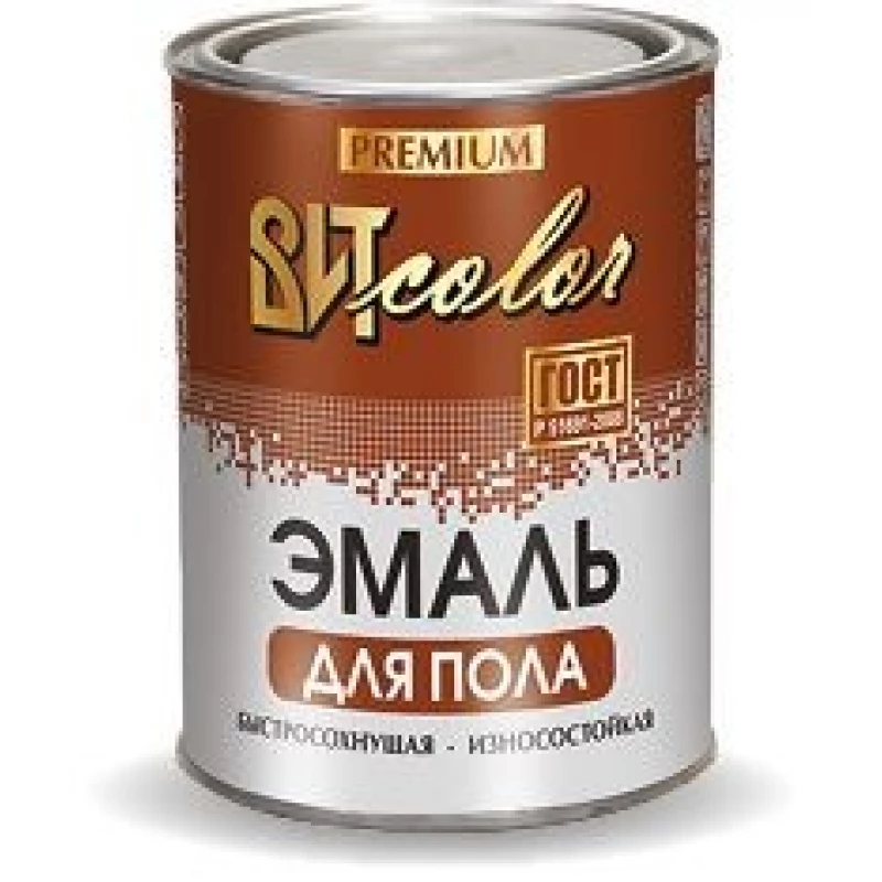 ВИТ Эмаль д/пола красно-кор. быстросохнущ  0,8 кг.(14)