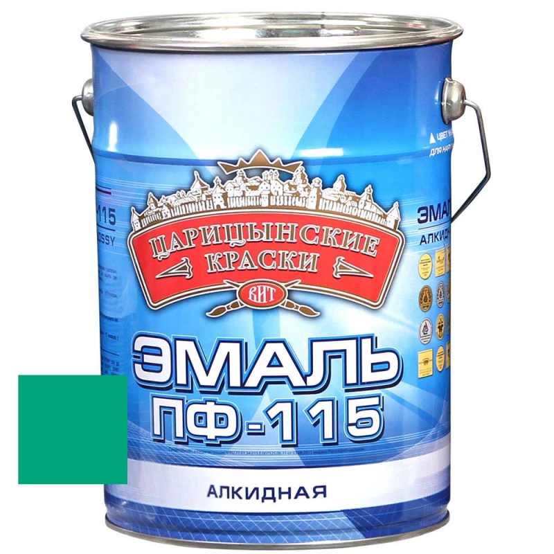 ВИТ Эмаль бирюзовая ПФ 115   5 кг.(3)