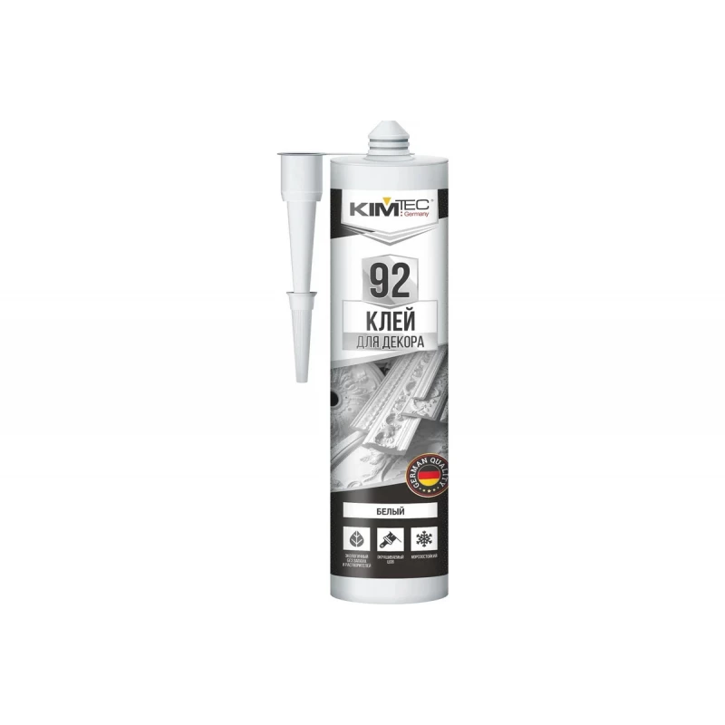 Клей "KIM TEC" 92 для декора, белый  280 мл, 12 шт