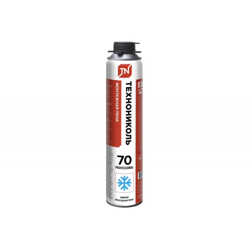 Пена монт Технониколь зимняя PROFESSIONAL 70,  12*1020гр(выход70л)