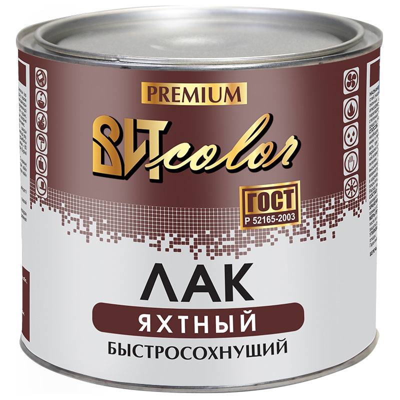 ВИТ Лак Яхтный глянцевый color 2,4 кг