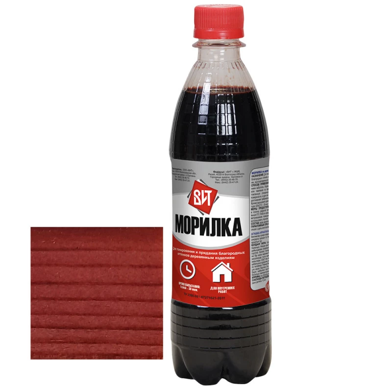 ВИТ Морилка махагон 0,5 л  (ПЭТ)(20)