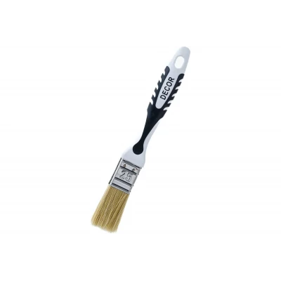 880-025 Кисть пл. "Black White унив." 25х15мм,светл смеш щетина (12шт/192уп) DECOR 2К